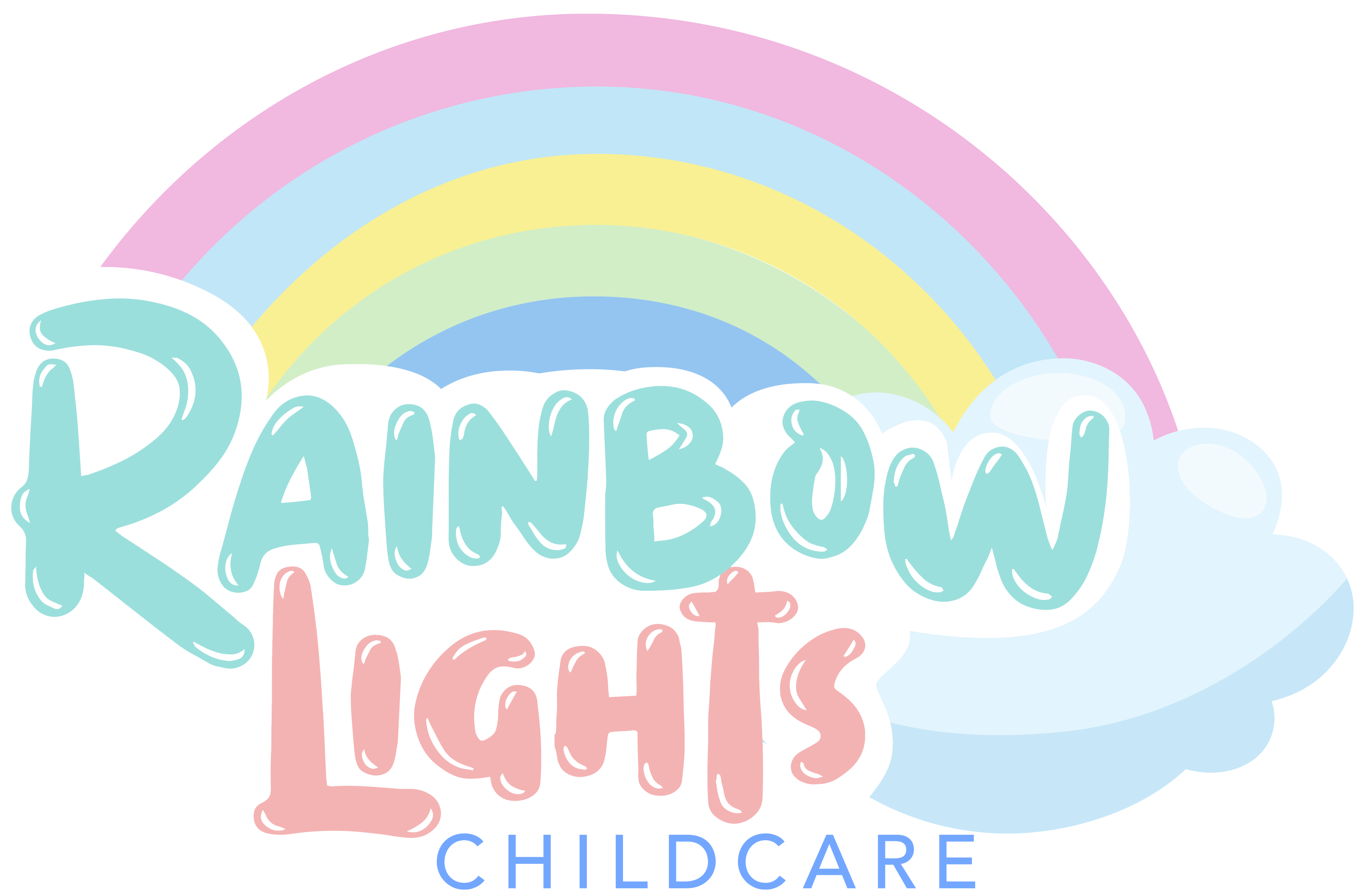 Logo Rainbow Ligths Childcare